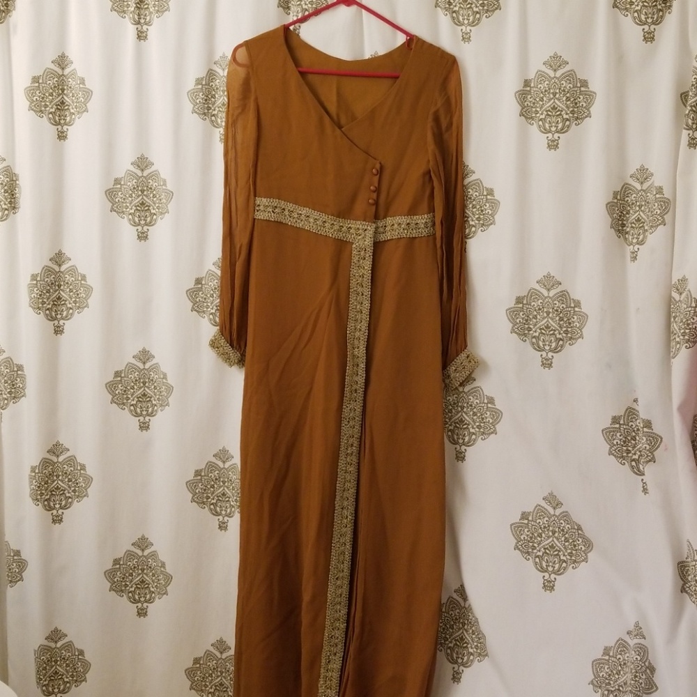 Vintage goddess Maxi Dress